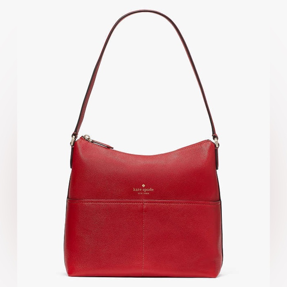 Kate Spade Red Bailey Shoulder Bag - Picture 2 of 12